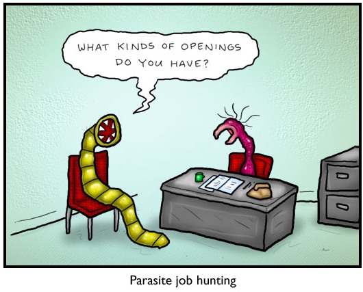 parasite-job-hunting